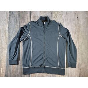 Bogner  Spellout Full Zip Black Cotton Mens Jacket Sz 3XL Pockets Logo Ski